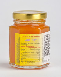 Composition confiture extra safrane abricot 125g